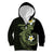 Aloha Hammerhead Shark Kid Hoodie Lime Rickey Hawaiian Kakau Tribal Tattoo