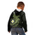 Aloha Hammerhead Shark Kid Hoodie Lime Rickey Hawaiian Kakau Tribal Tattoo