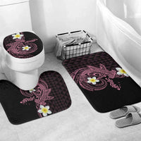 Aloha Hammerhead Shark Bathroom Set Vivacious Pink Hawaiian Kakau Tribal Tattoo - Polynesian Pride