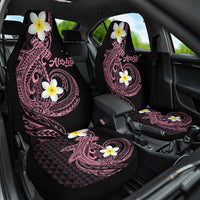 Aloha Hammerhead Shark Car Seat Cover Vivacious Pink Hawaiian Kakau Tribal Tattoo