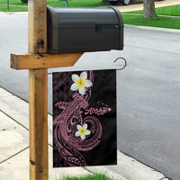 Aloha Hammerhead Shark Garden Flag Vivacious Pink Hawaiian Kakau Tribal Tattoo