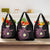 Aloha Hammerhead Shark Grocery Bag Vivacious Pink Hawaiian Kakau Tribal Tattoo