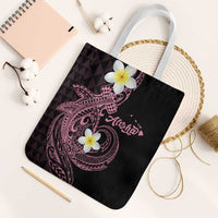 Aloha Hammerhead Shark Tote Bag Vivacious Pink Hawaiian Kakau Tribal Tattoo - Polynesian Pride