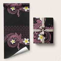 Aloha Hammerhead Shark Wrapping Paper Vivacious Pink Hawaiian Kakau Tribal Tattoo - Polynesian Pride