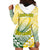 The Kuki's Cook Islands Rugby Hoodie Dress Be Unique Vibe White LT9 - Polynesian Pride