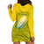 The Kuki's Cook Islands Rugby Hoodie Dress Be Unique Vibe Yellow LT9 - Polynesian Pride