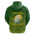 The Kukis Cook Islands Rugby Hoodie Be Unique Vibe Green LT9 - Polynesian Pride