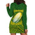 The Kuki's Cook Islands Rugby Hoodie Dress Be Unique Vibe Green LT9 - Polynesian Pride