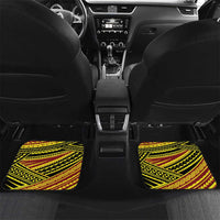 Personalised Tonga Ha apai High School Car Mats Ngatu Fonulei Pattern