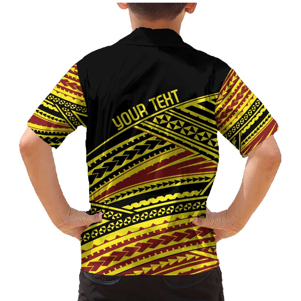 Personalised Tonga Ha apai High School Family Matching Mermaid Dress and Hawaiian Shirt Ngatu Fonulei Pattern LT9 - Polynesian Pride