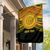 Personalised Tonga Ha apai High School Garden Flag Ngatu Fonulei Pattern