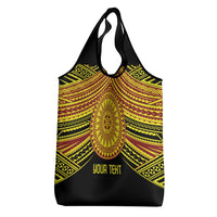 Personalised Tonga Ha apai High School Grocery Bag Ngatu Fonulei Pattern