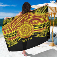 Personalised Tonga Ha apai High School Sarong Ngatu Fonulei Pattern