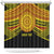 Personalised Tonga Ha apai High School Shower Curtain Ngatu Fonulei Pattern