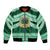 Personalised Tonga Saineha High School Bomber Jacket Polynesian Ngatu Tribal