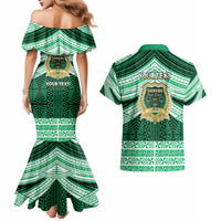Personalised Tonga Saineha High School Couples Matching Mermaid Dress and Hawaiian Shirt Polynesian Ngatu Tribal LT9 - Polynesian Pride
