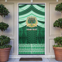 Personalised Tonga Saineha High School Door Cover Polynesian Ngatu Tribal - Polynesian Pride