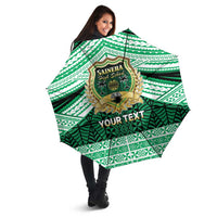 Personalised Tonga Saineha High School Umbrella Polynesian Ngatu Tribal - Polynesian Pride