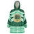 Personalised Tonga Saineha High School Wearable Blanket Hoodie Polynesian Ngatu Tribal