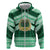Personalised Tonga Saineha High School Zip Hoodie Polynesian Ngatu Tribal