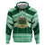Personalised Tonga Saineha High School Zip Hoodie Polynesian Ngatu Tribal