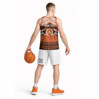 Personalised Tonga Tailulu College Basketball Jersey Polynesian Ngatu Tribal - Polynesian Pride