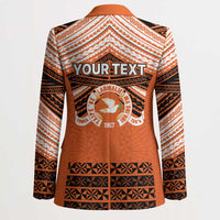 Personalised Tonga Tailulu College Blazer Polynesian Ngatu Tribal - Polynesian Pride