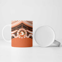 Personalised Tonga Tailulu College Ceramic Mug Polynesian Ngatu Tribal - Polynesian Pride