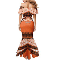 Personalised Tonga Tailulu College Family Matching Mermaid Dress and Hawaiian Shirt Polynesian Ngatu Tribal LT9 - Polynesian Pride