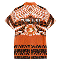 Personalised Tonga Tailulu College Family Matching Short Sleeve Bodycon Dress and Hawaiian Shirt Polynesian Ngatu Tribal LT9 - Polynesian Pride