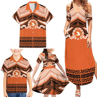 Personalised Tonga Tailulu College Family Matching Summer Maxi Dress and Hawaiian Shirt Polynesian Ngatu Tribal LT9 - Polynesian Pride