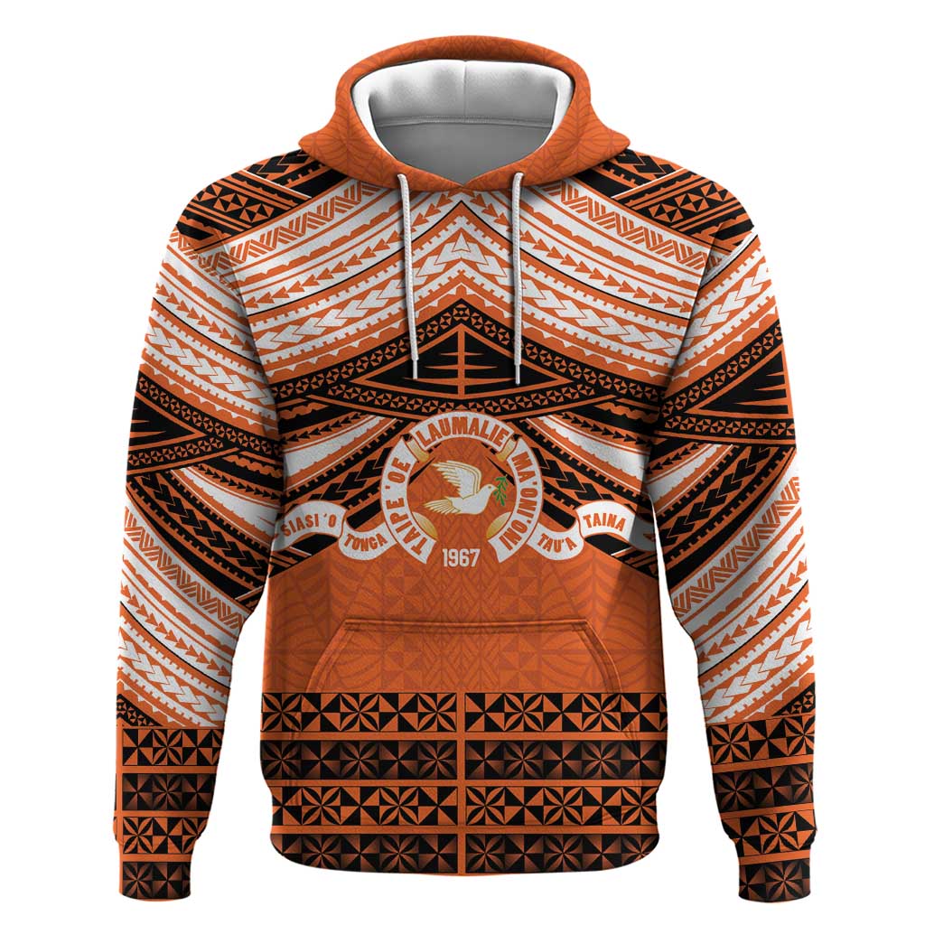 Personalised Tonga Tailulu College Hoodie Polynesian Ngatu Tribal