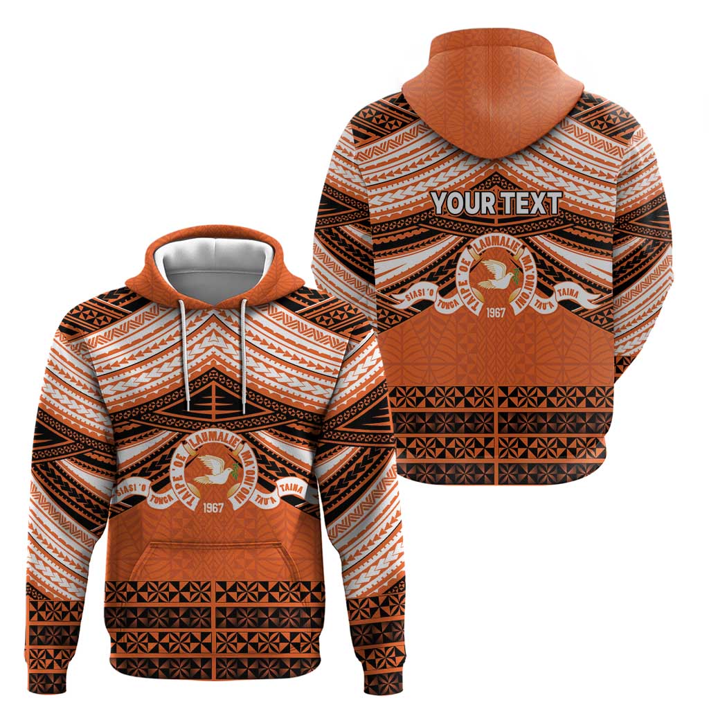 Personalised Tonga Tailulu College Hoodie Polynesian Ngatu Tribal