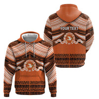 Personalised Tonga Tailulu College Hoodie Polynesian Ngatu Tribal