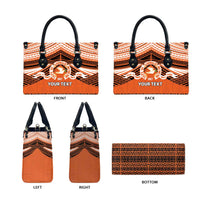 Personalised Tonga Tailulu College Leather Bag Polynesian Ngatu Tribal - Polynesian Pride
