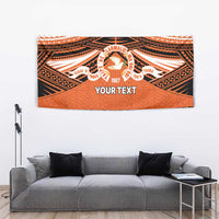 Personalised Tonga Tailulu College Tapestry Polynesian Ngatu Tribal