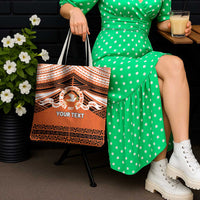 Personalised Tonga Tailulu College Tote Bag Polynesian Ngatu Tribal - Polynesian Pride