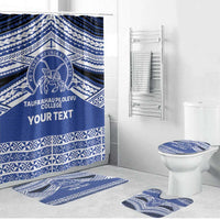 Personalised Tonga Taufa'ahau Pilolevu College Bathroom Set Polynesian Ngatu Tribal - Polynesian Pride