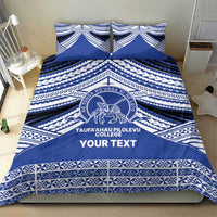 Personalised Tonga Taufa'ahau Pilolevu College Bedding Set Polynesian Ngatu Tribal
