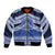 Personalised Tonga Taufa'ahau Pilolevu College Bomber Jacket Polynesian Ngatu Tribal
