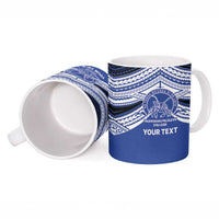 Personalised Tonga Taufa'ahau Pilolevu College Ceramic Mug Polynesian Ngatu Tribal - Polynesian Pride