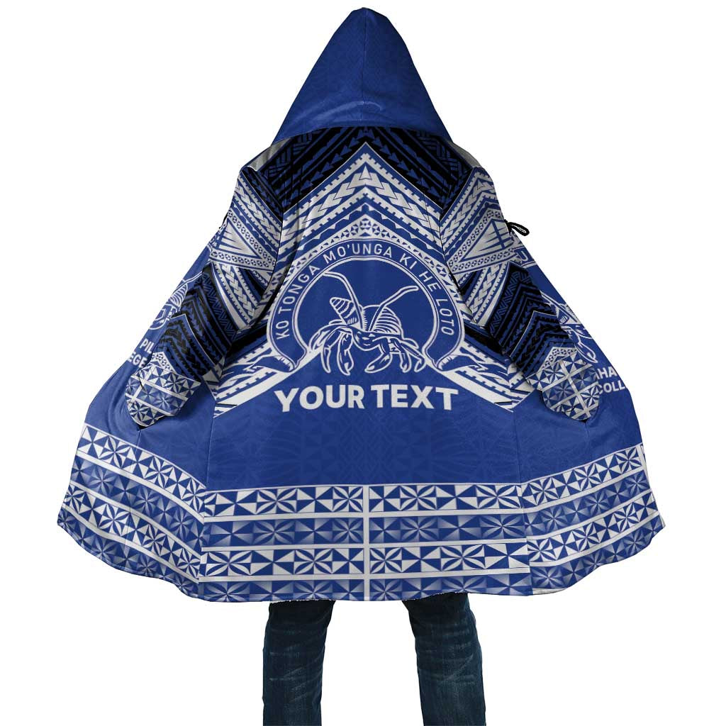 Personalised Tonga Taufa'ahau Pilolevu College Cloak Polynesian Ngatu Tribal - Polynesian Pride