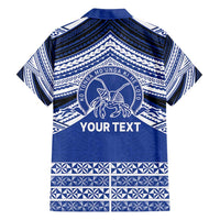 Personalised Tonga Taufa'ahau Pilolevu College Family Matching Puletasi and Hawaiian Shirt Polynesian Ngatu Tribal