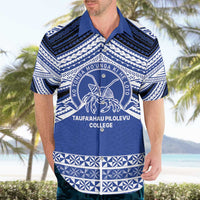 Personalised Tonga Taufa'ahau Pilolevu College Hawaiian Shirt Polynesian Ngatu Tribal