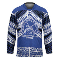 Personalised Tonga Taufa'ahau Pilolevu College Hockey Jersey Polynesian Ngatu Tribal - Polynesian Pride