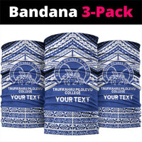 Personalised Tonga Taufa'ahau Pilolevu College Neck Gaiter Polynesian Ngatu Tribal - Polynesian Pride