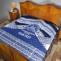 Personalised Tonga Taufa'ahau Pilolevu College Quilt Polynesian Ngatu Tribal