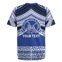 Personalised Tonga Taufa'ahau Pilolevu College Rugby Jersey Polynesian Ngatu Tribal