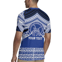 Personalised Tonga Taufa'ahau Pilolevu College Rugby Jersey Polynesian Ngatu Tribal