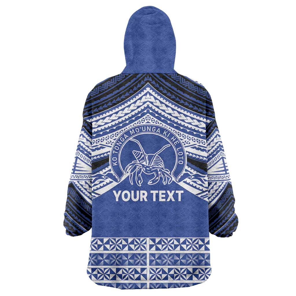 Personalised Tonga Taufa'ahau Pilolevu College Wearable Blanket Hoodie Polynesian Ngatu Tribal